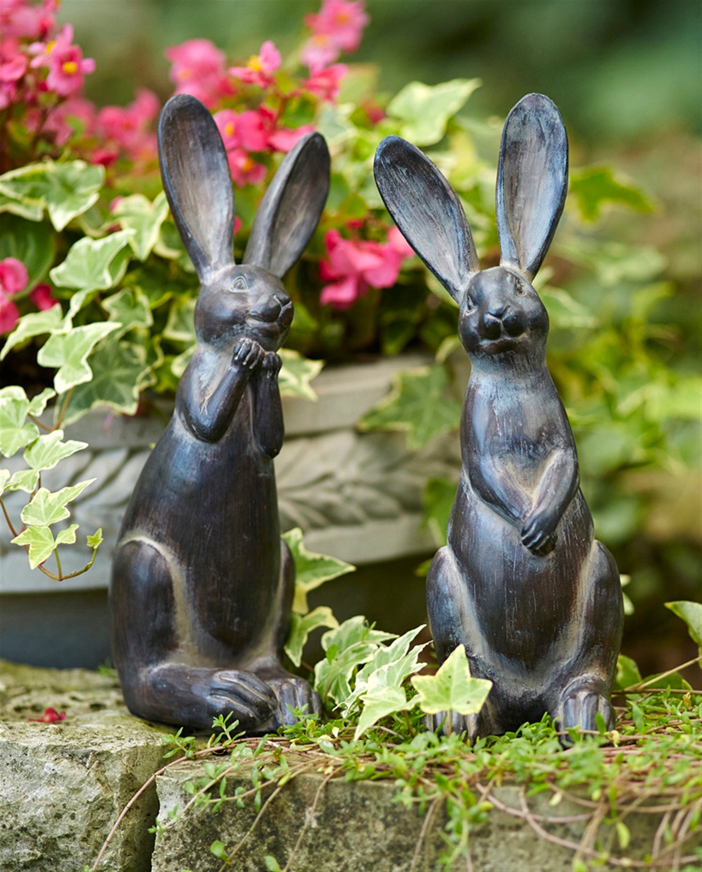 Rabbit (Set Of 2) 11.5"H Resin