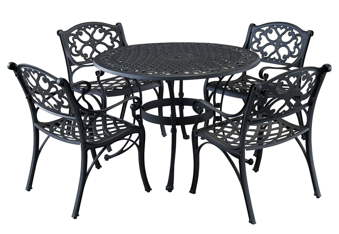 Sanibel 5 Piece Outdoor Dining Set by homestyles, 6654-308