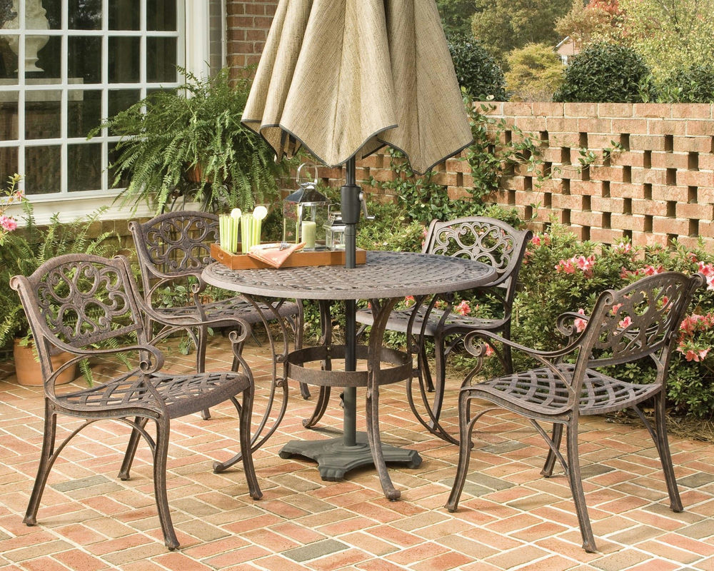 Sanibel 5 Piece Outdoor Dining Set by homestyles, 6655-328