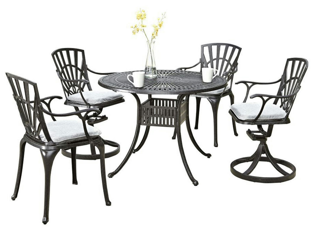 Grenada 5 Piece Outdoor Dining Set by homestyles, 6660-3058C