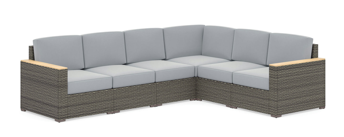 Boca Raton Outdoor 6 Seat Sectional by homestyles