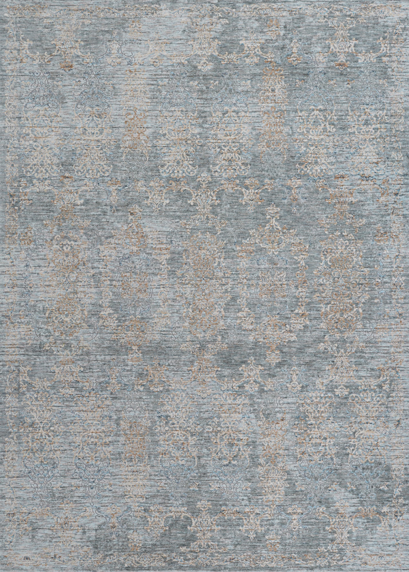 Couristan Couture Renaissance Pewter-Mode Beige Runner Rug 2'2" x 8'11"
