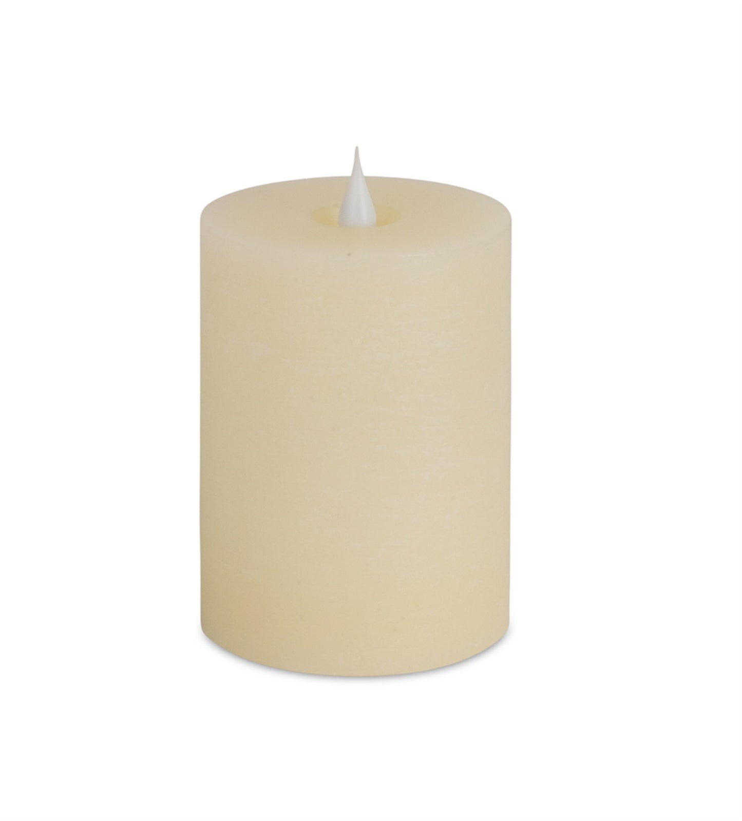 Simplux Led Designer Candle (Set Of 2) W/Remote 3.5"X5"H Wax/Plastic, Beige