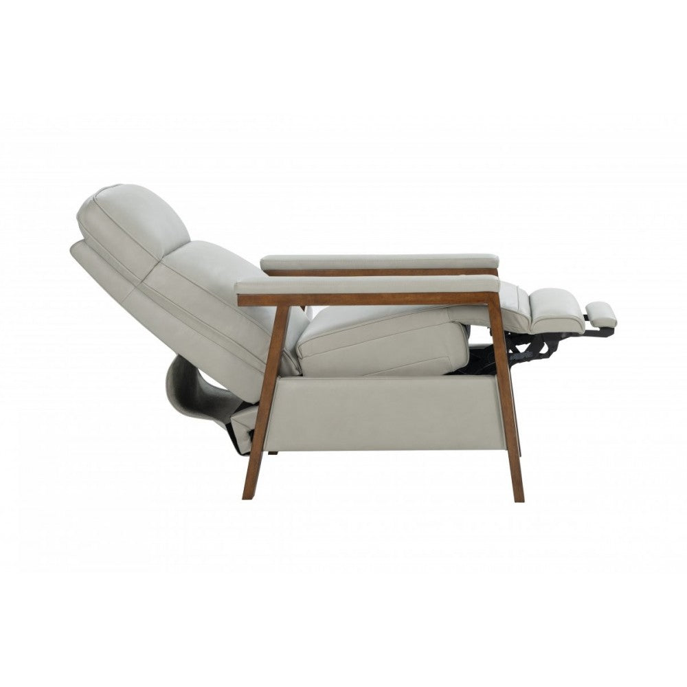 7-1187 Ashland Push Thru The Arms Recliner, Corbett Chromium