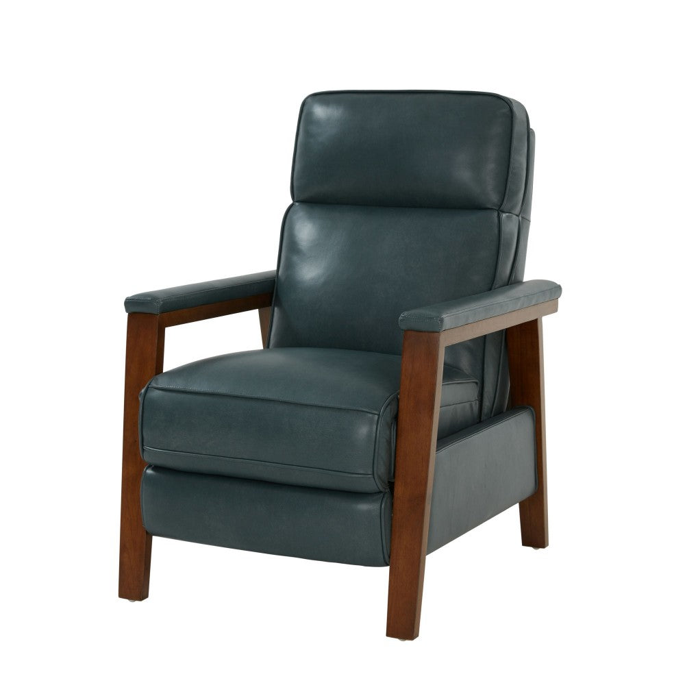 7-1187 Ashland Push Thru The Arms Recliner, Roma Bluegray