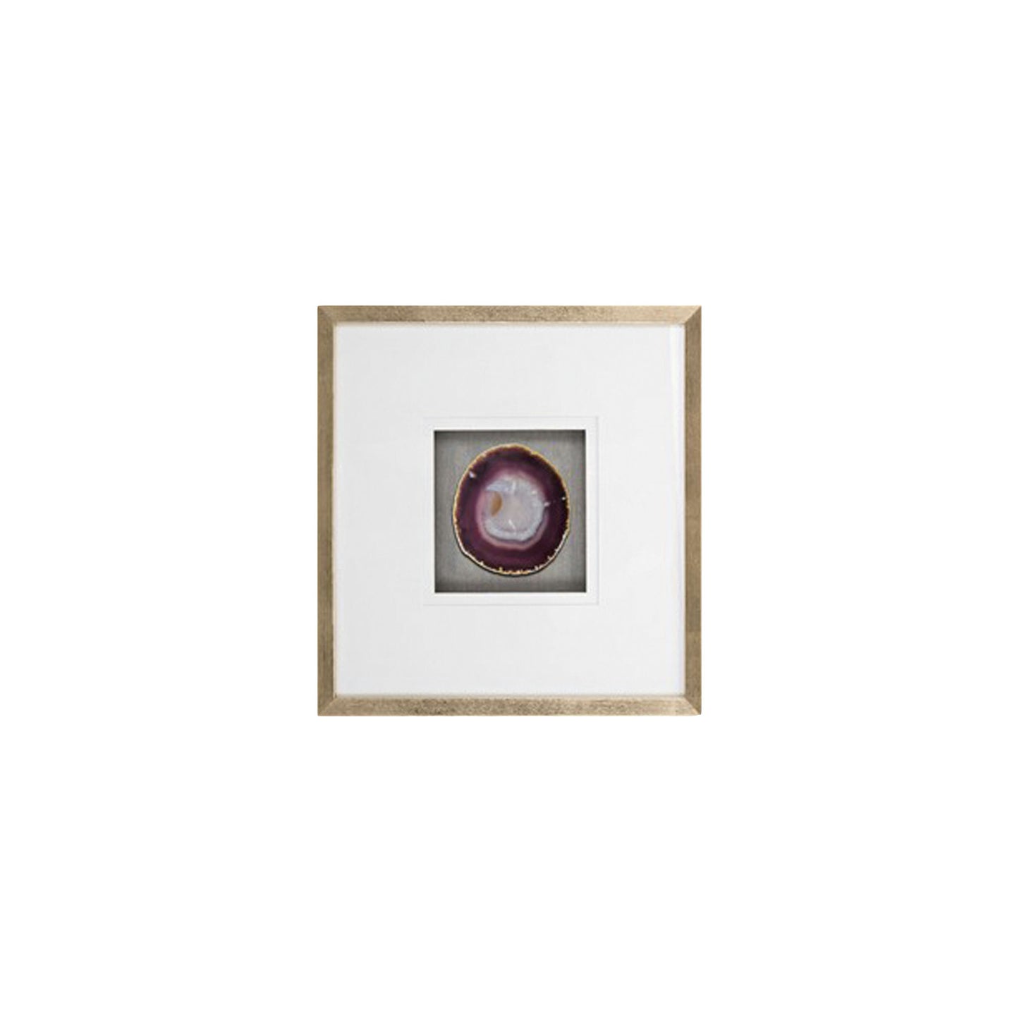 20x20 S/2 Framed Agate, Purple