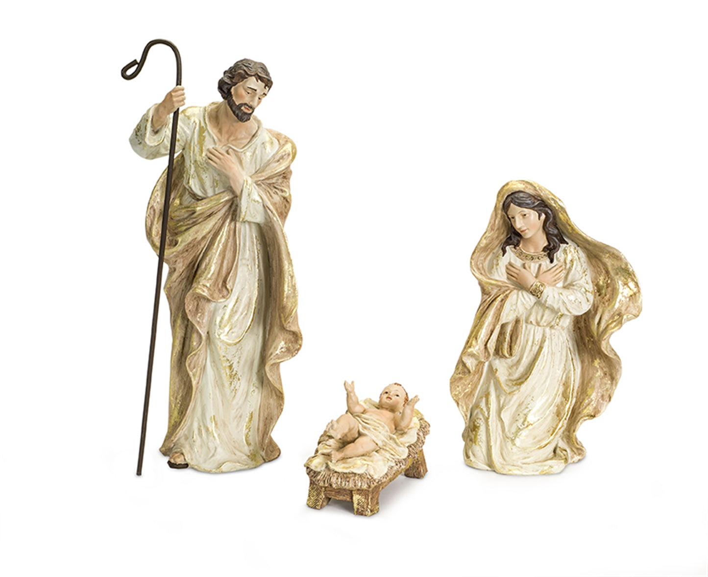 Holy Family (Set Of 3) 5.25"H - 18.5"H Resin