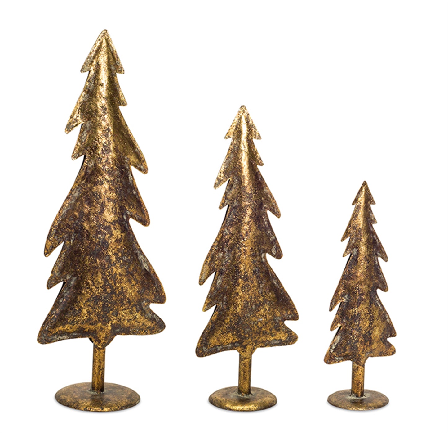 Tree (Set Of 3) 13"H, 17.5"H, 22"H Metal