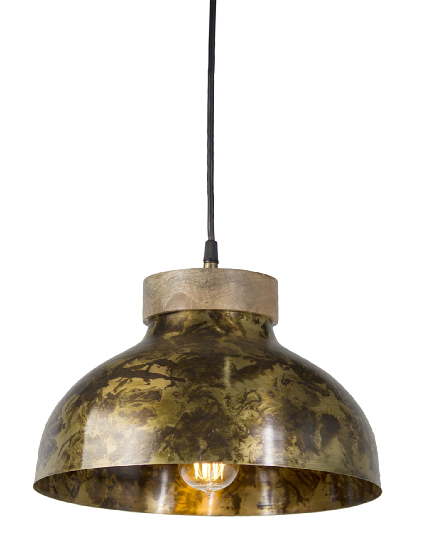 Hanging Lamp 13" x 8"H Iron (Max 100W)