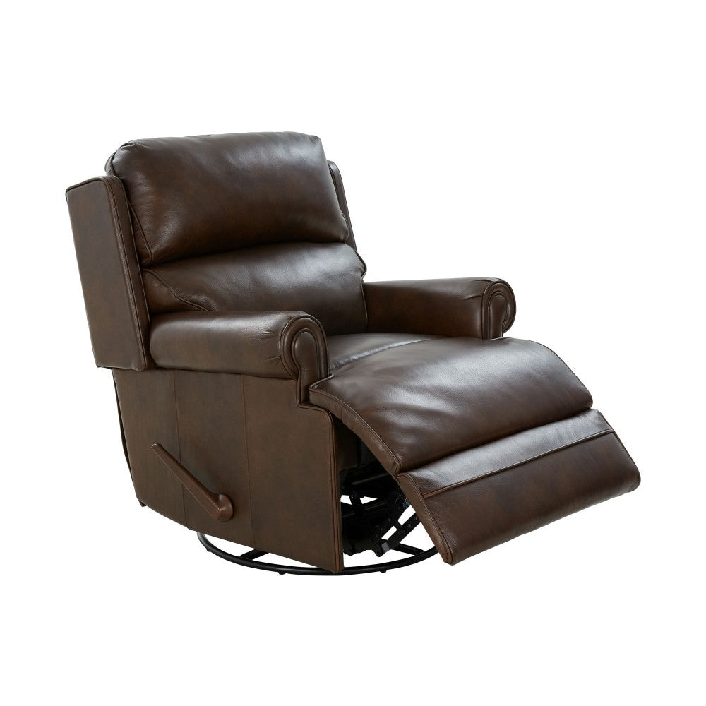 8-1117 The Club Swivel Glider Recliner, Ashford Walnut