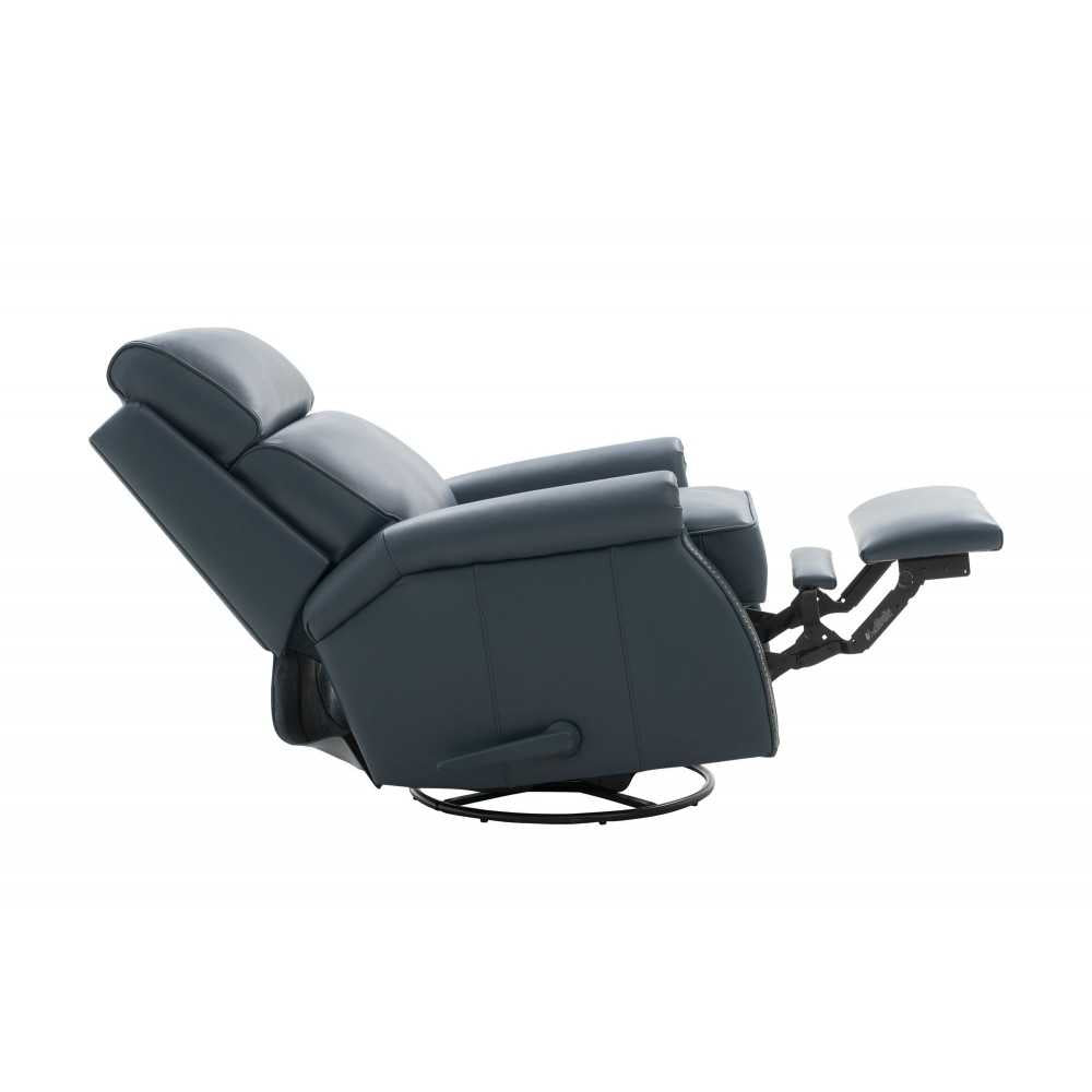 8-4001 Crews Swivel Glider Recliner, Prestin Yale Blue