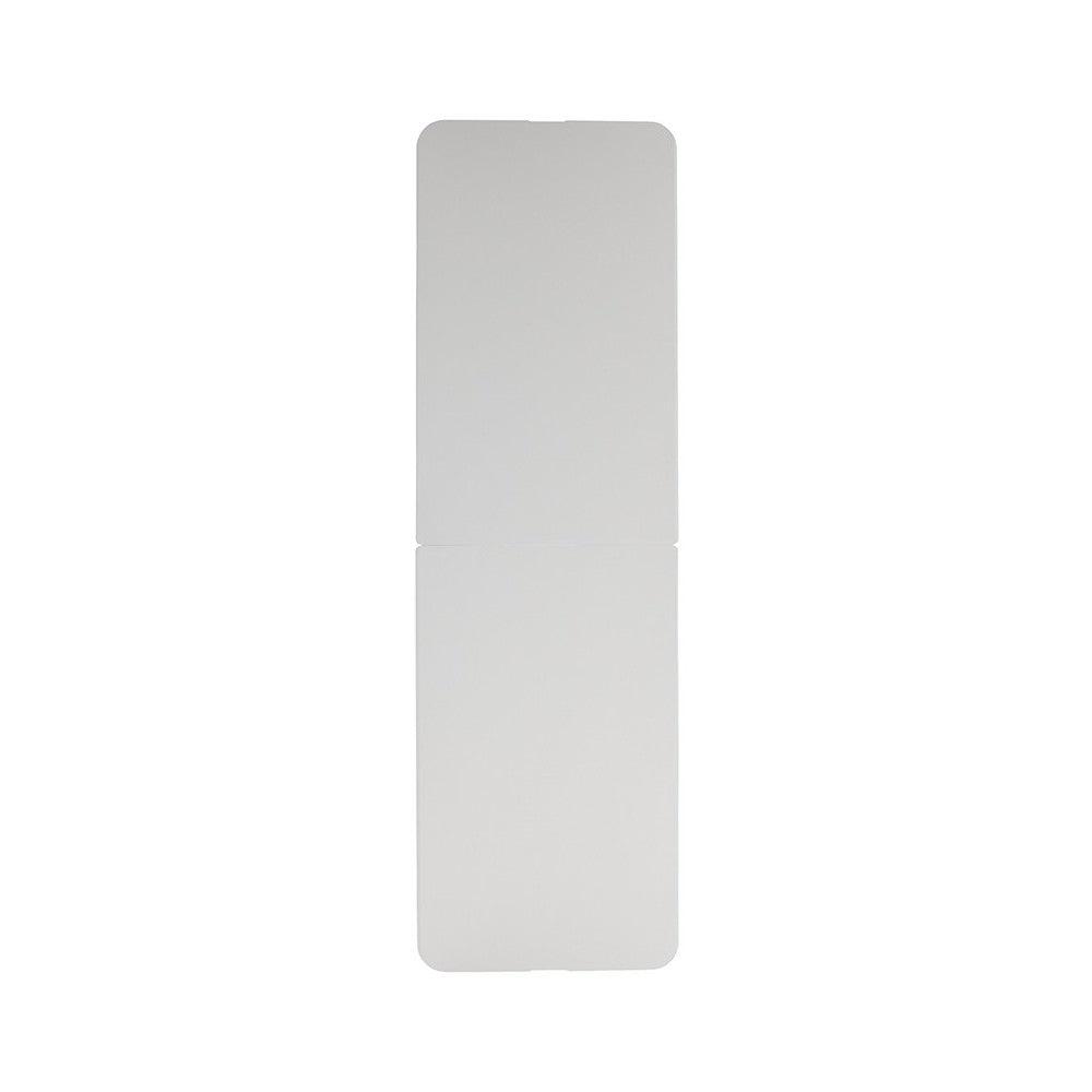 8-Foot Bi-Fold Granite White Plastic Banquet and Event Folding Table with Carrying Handle
