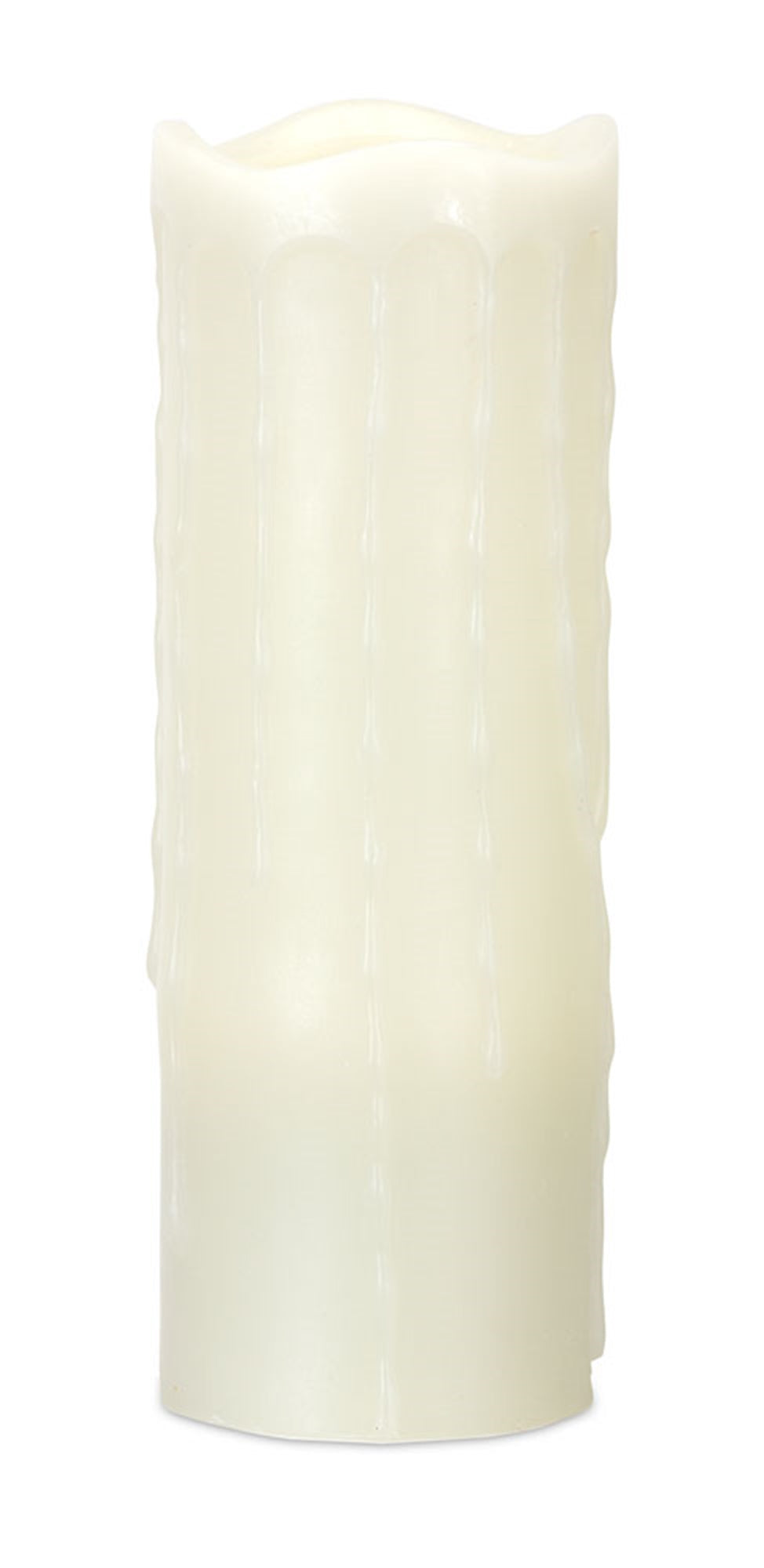 Led Wax Dripping Candle 3" x 9"H (Set Of 2) With Remote