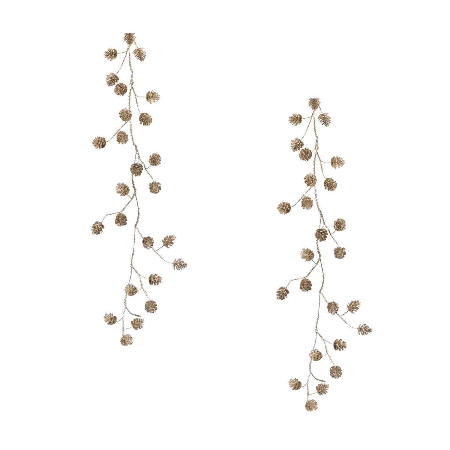 Pine Cone Garland 5'L (Set Of 2) Plastic