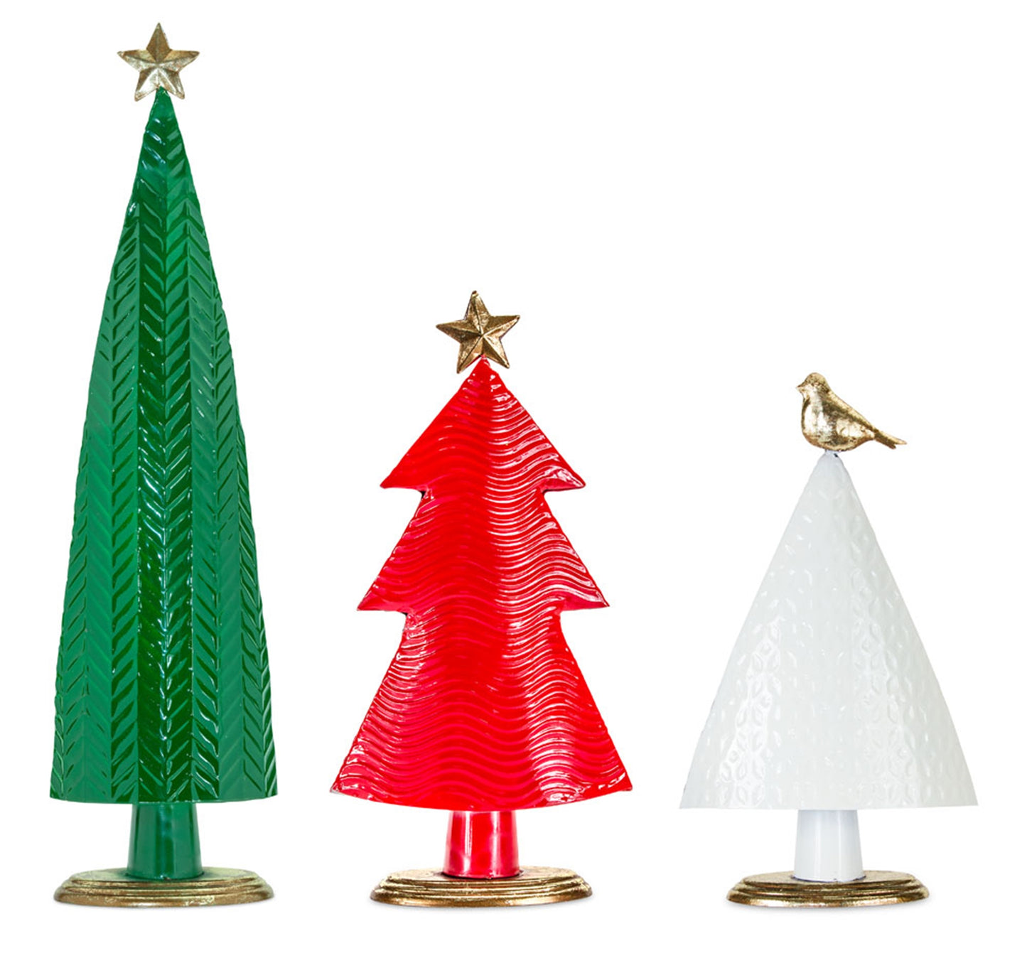Tree (Set Of 3) 21"H, 22"H, 32"H Metal