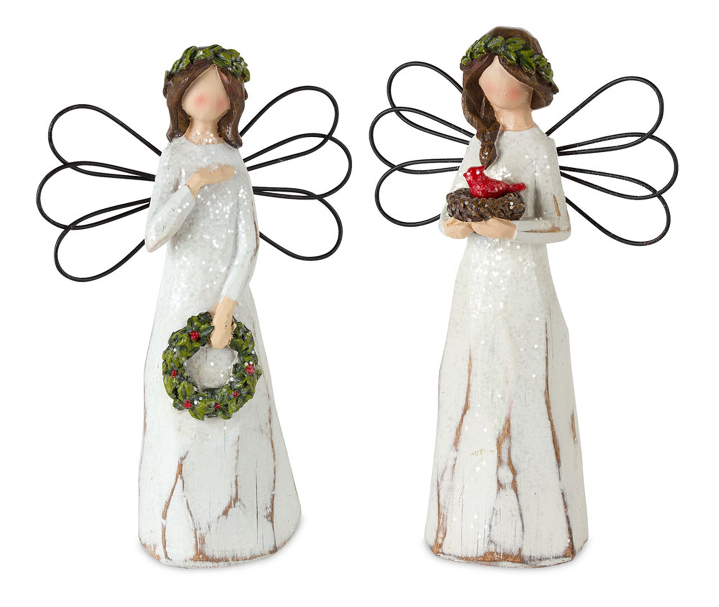 Angel (Set Of 6) 7"H Resin