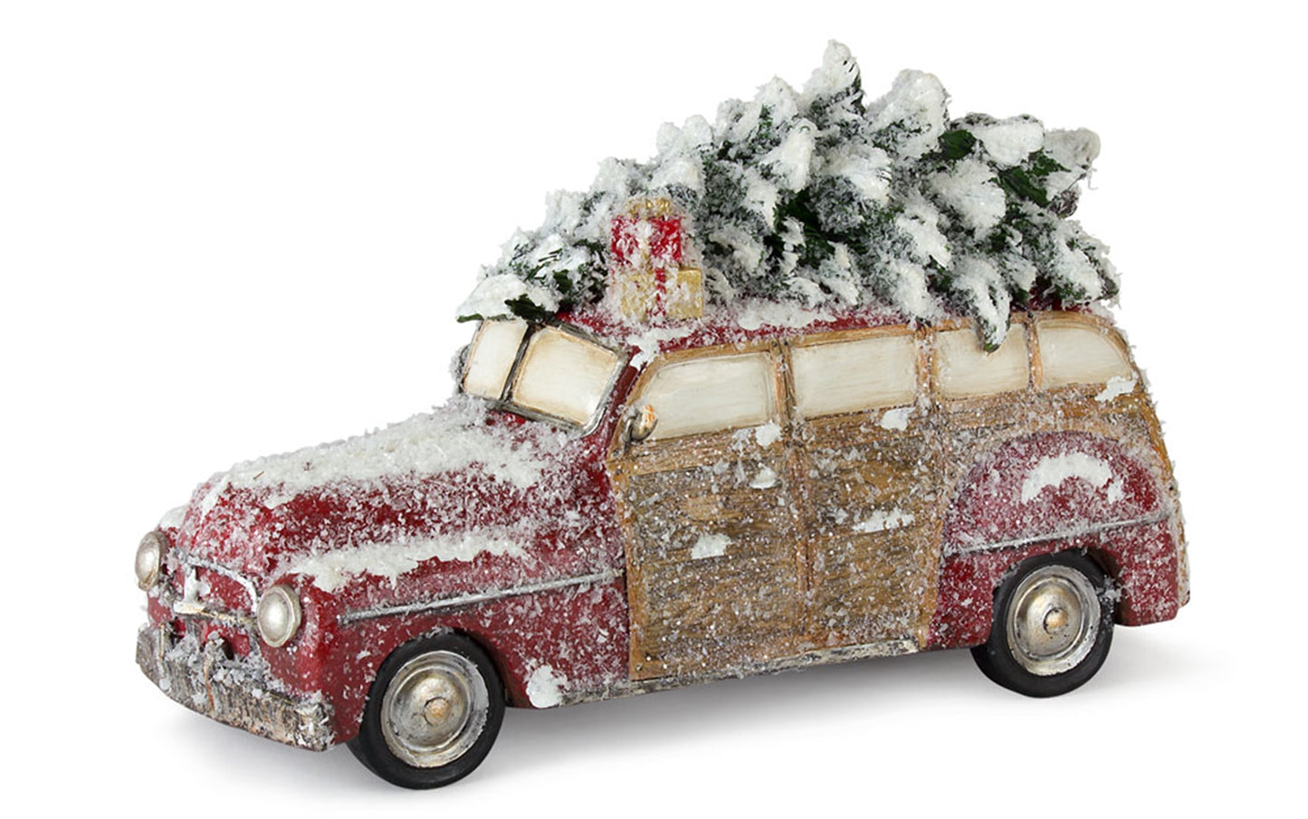 Van And Tree 12.25"L x 7.5"H Resin