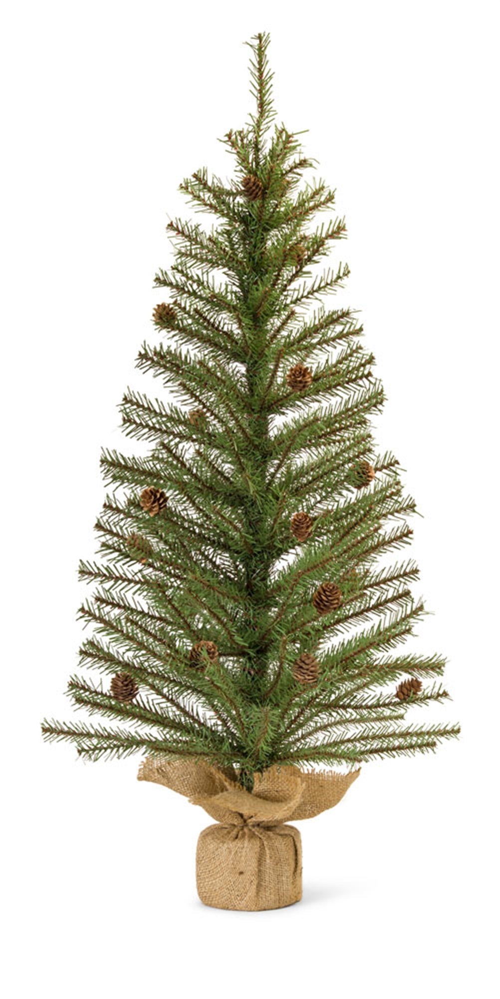 Pine Tree 3'H (Set Of 2) Pvc/Metal