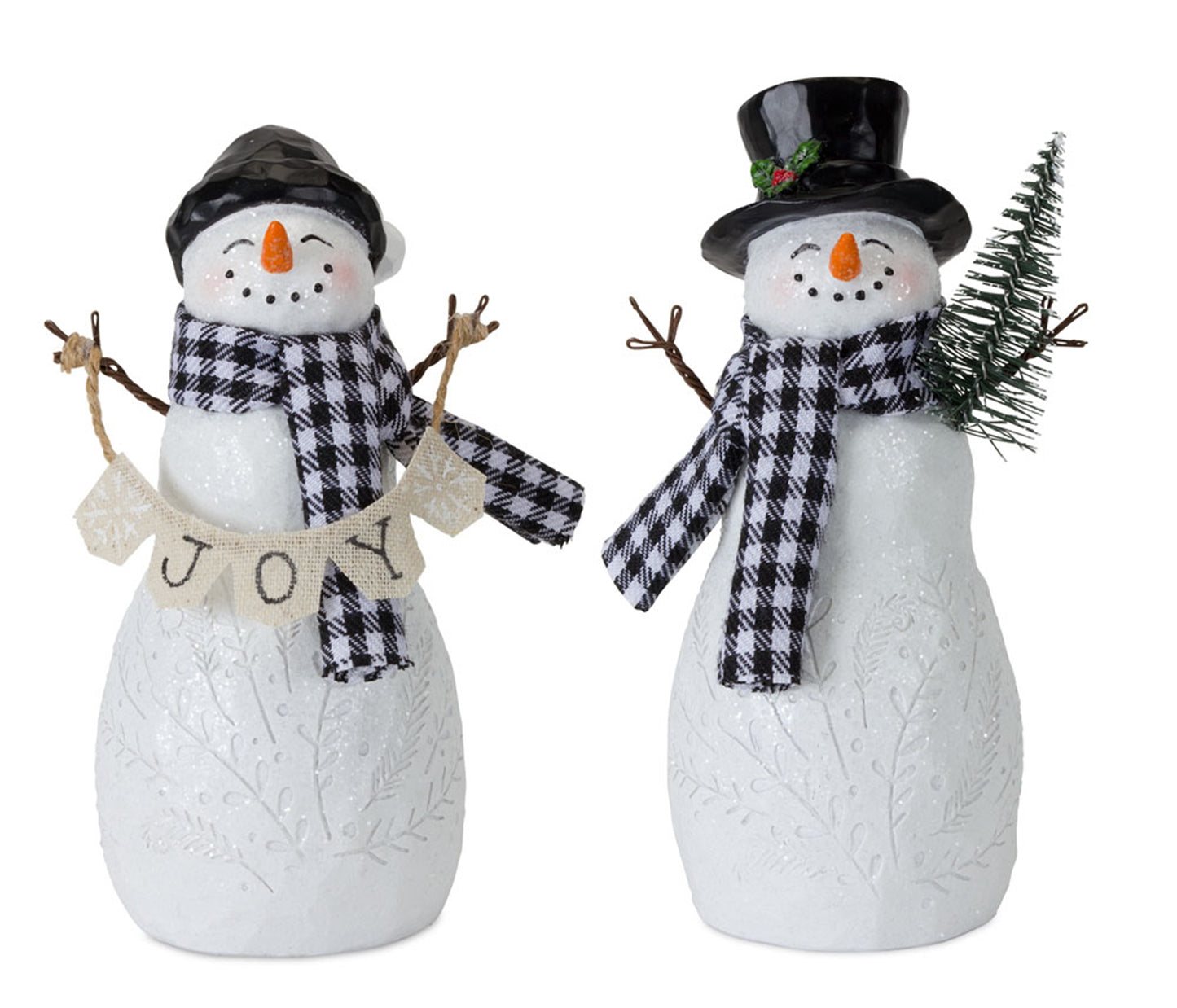 Snowman (Set Of 4) 6"H Resin
