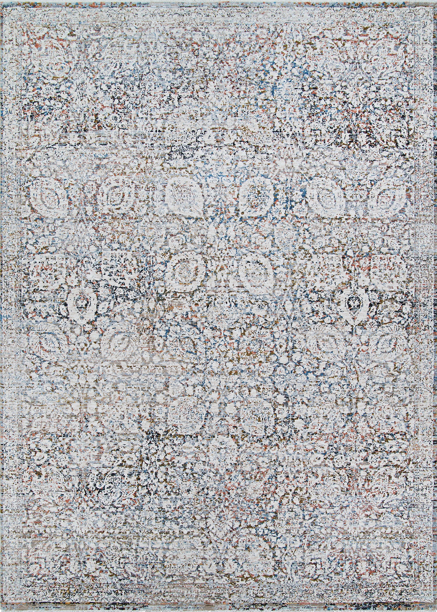 Couristan Luxor Bonaparte Multi-Antique Beige Multi Rug 5'3" x 7'6"