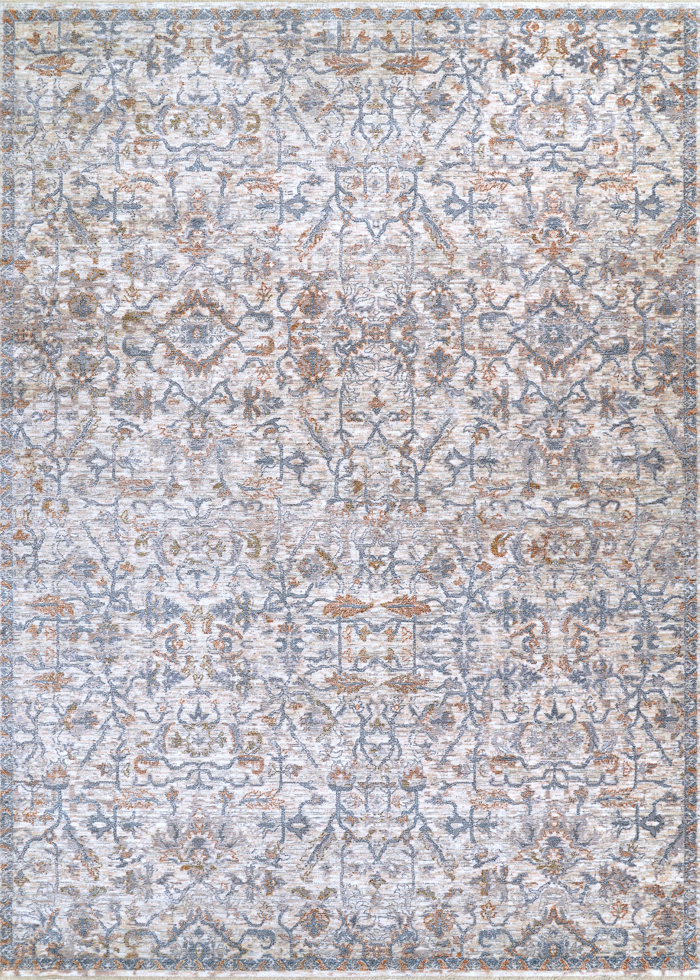 Couristan Luxor Sarouque Beige-Multi Rug 5'3" x 7'6"