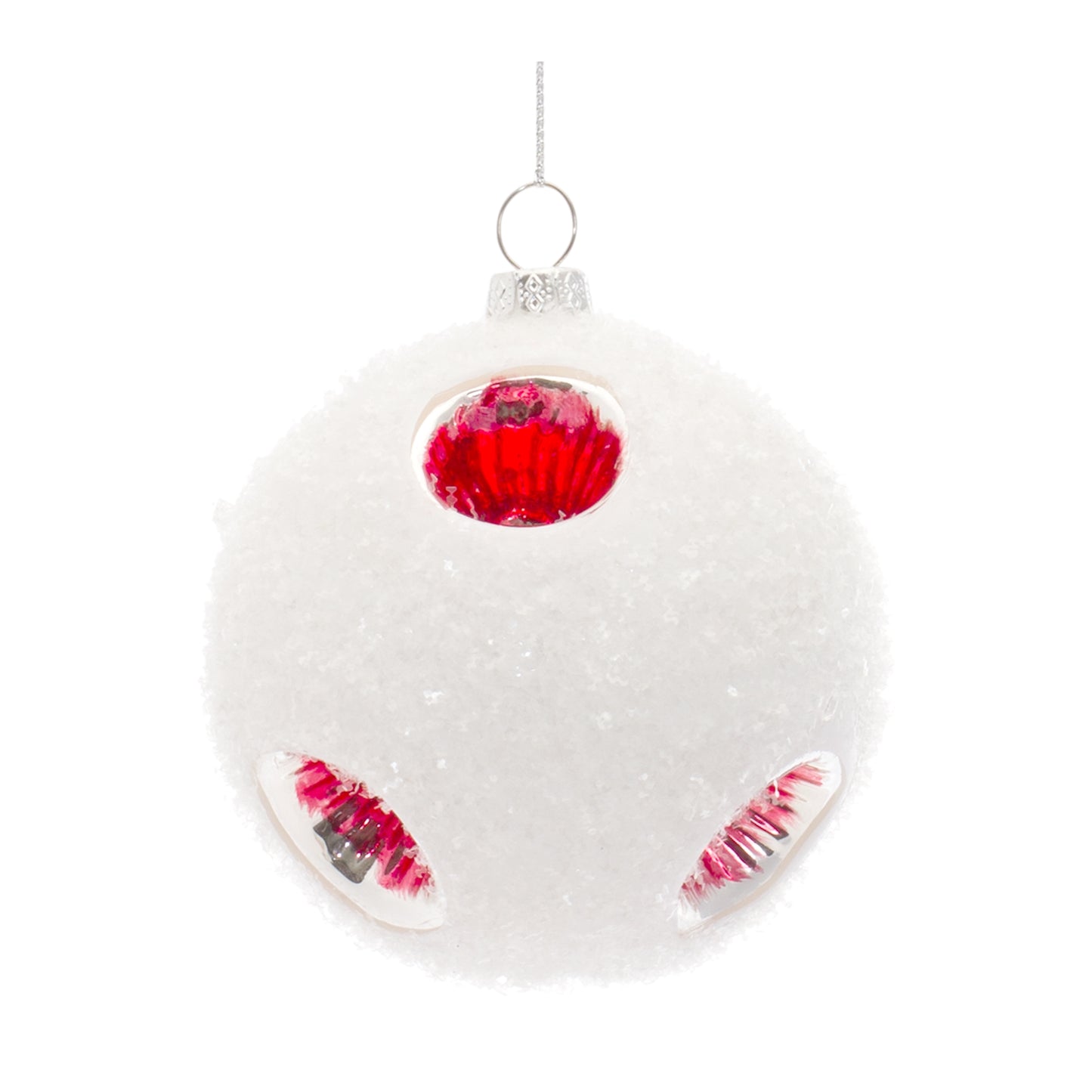 Ball Ornament (Set Of 12) 3"D Glass