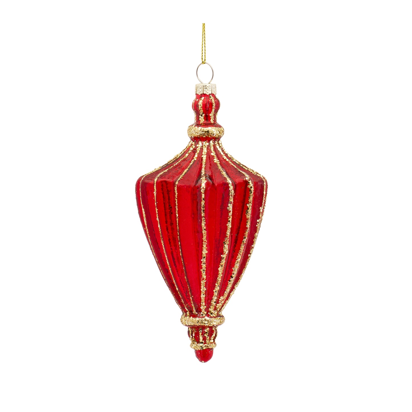 Ornament (Set Of 6) 6"H, 6.5"H Glass