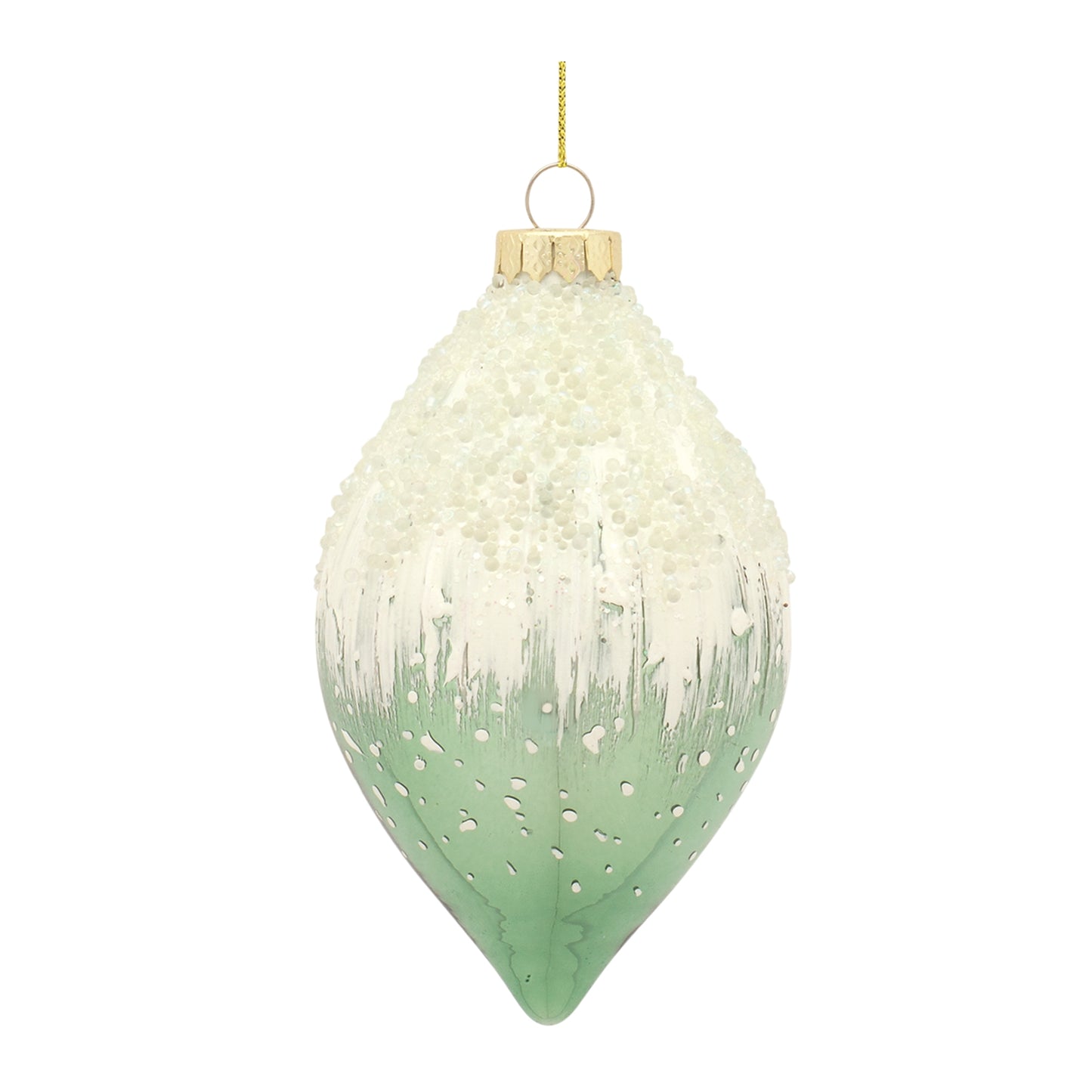 Ornament (Set Of 6) 5"H, 5"H, 5.25"H Glass