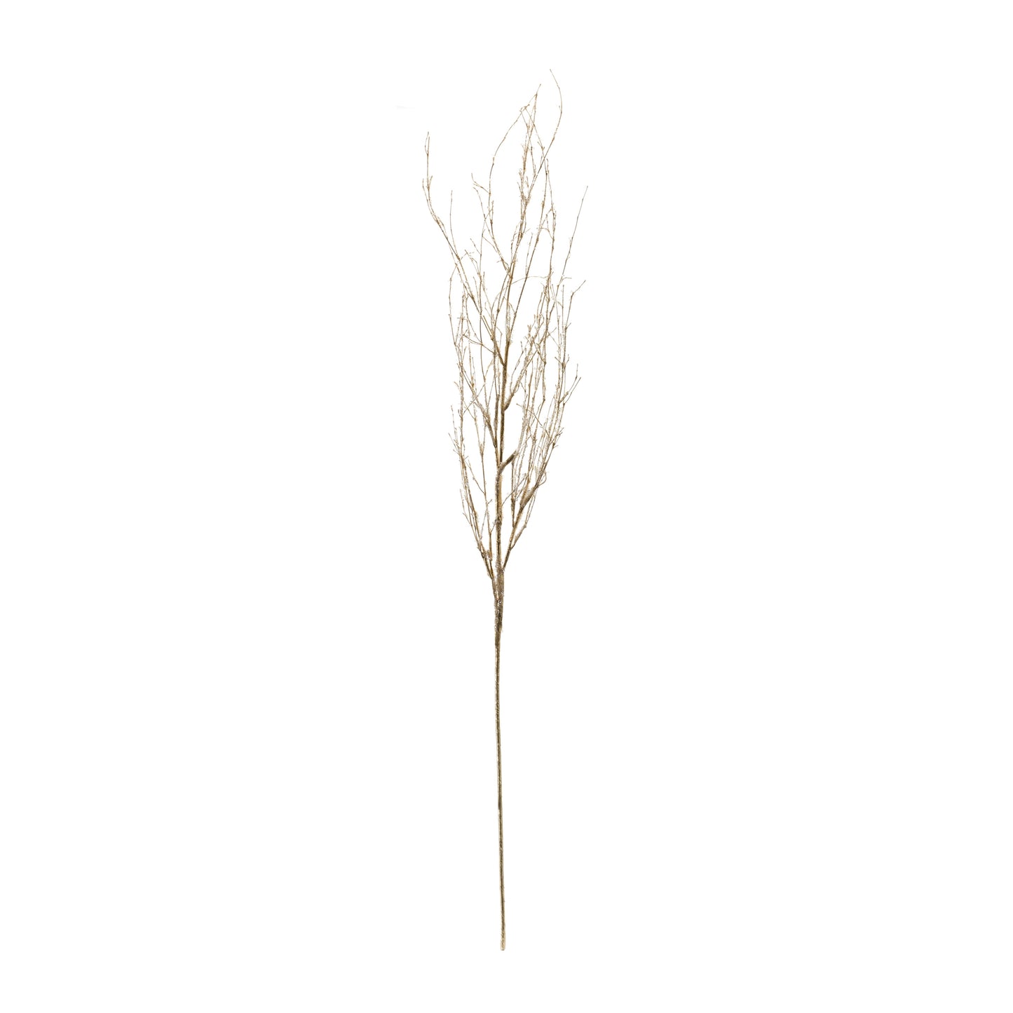 Glitter Branch (Set Of 6) 48"H Bamboo/Plastic, Silver, Gold