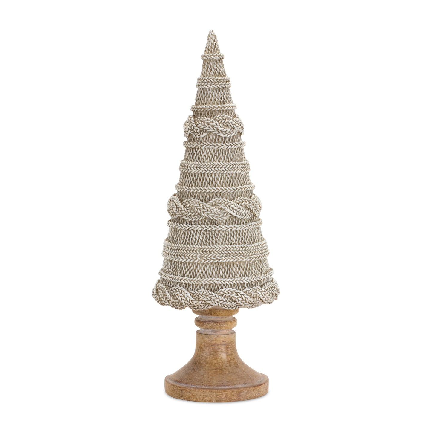 Tree (Set Of 2) 12.25"H, 18.25"H Resin, White, Brown