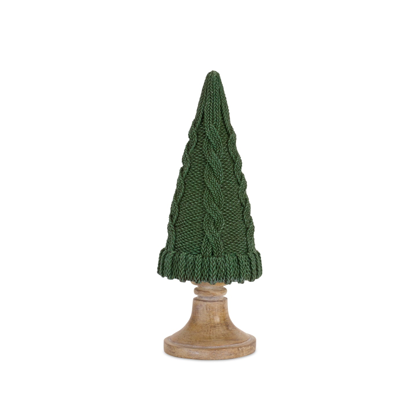 Tree (Set Of 2) 12.25"H, 18.25"H Resin, Green, Brown
