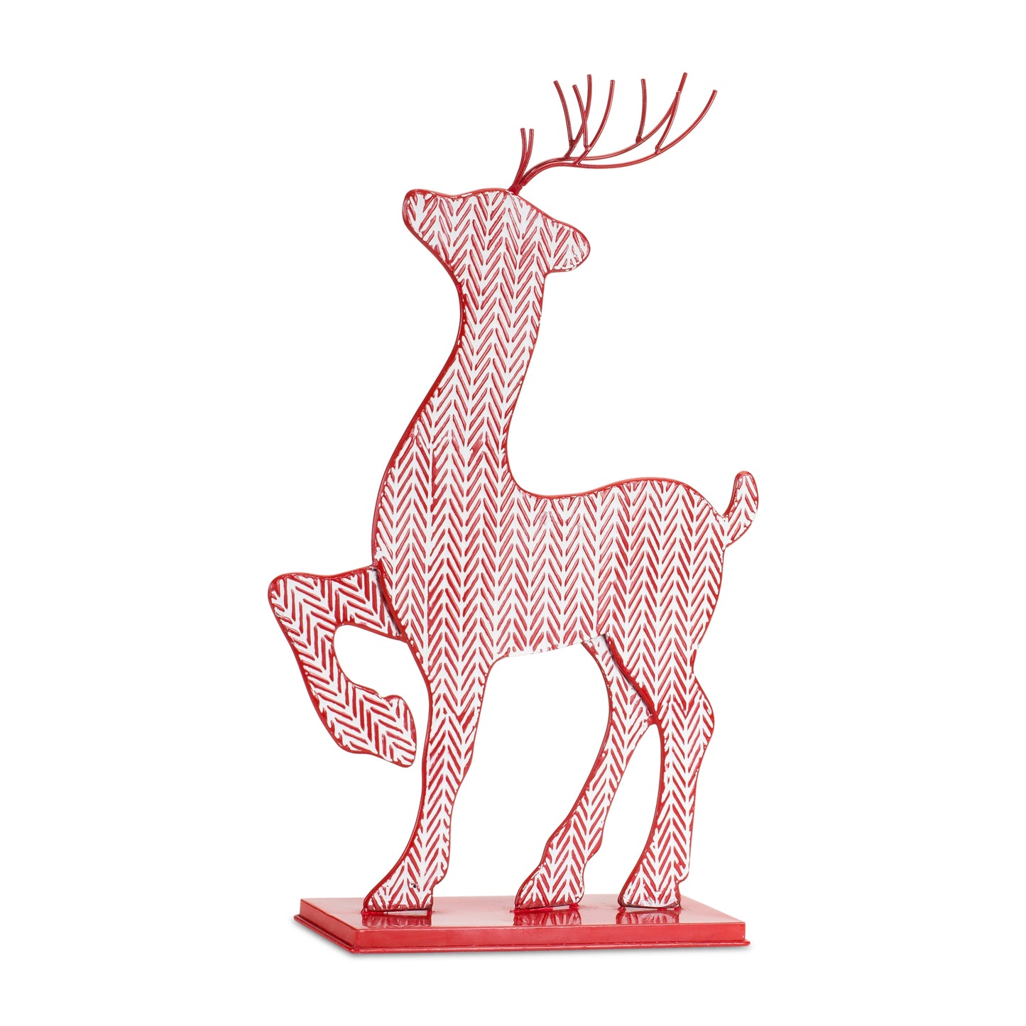 Deer (Set Of 2) 14.75"L x 23.75"H, 15"L x 24"H Iron