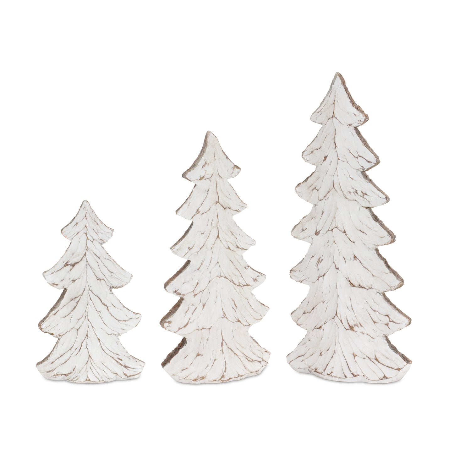 Tree (Set Of 3) 8.5"H, 11.75"H, 14.5"H Resin