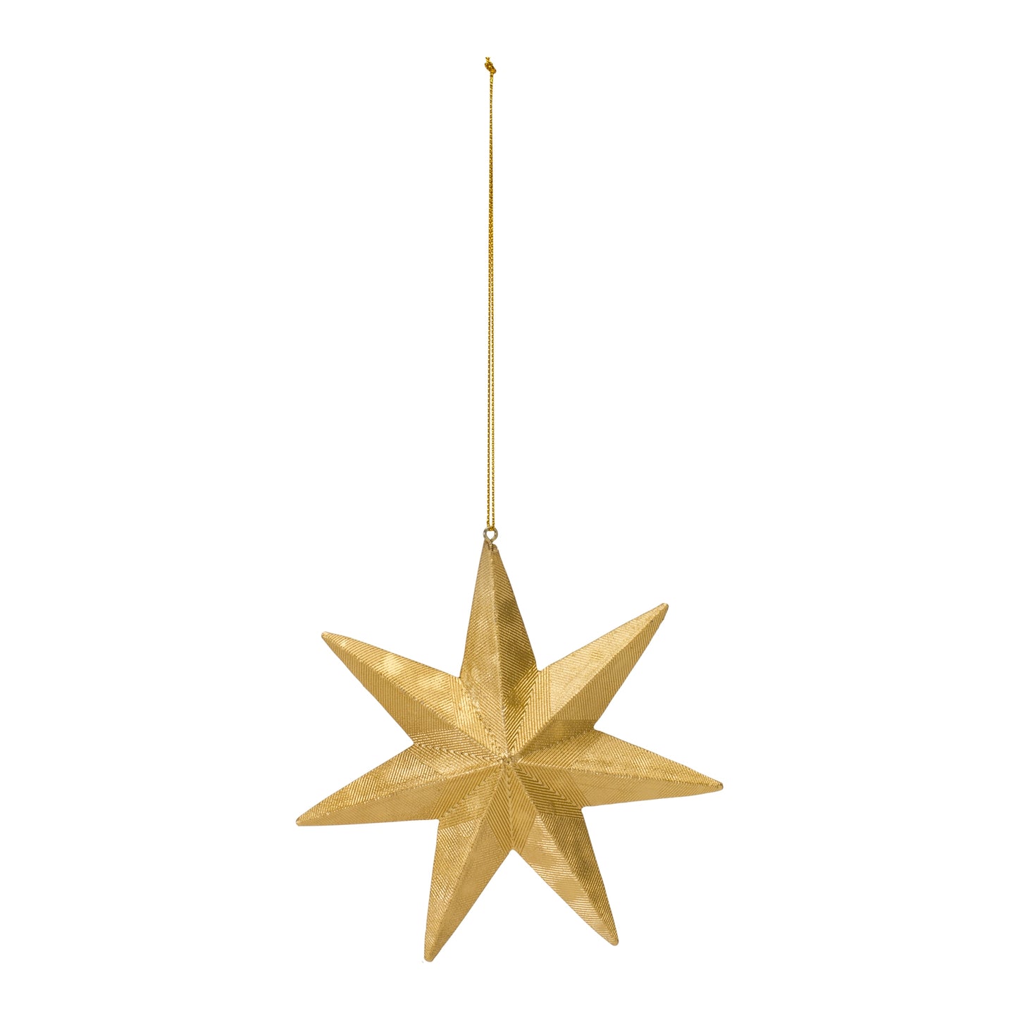 Star Ornament (Set Of 6) 5.25"H Resin