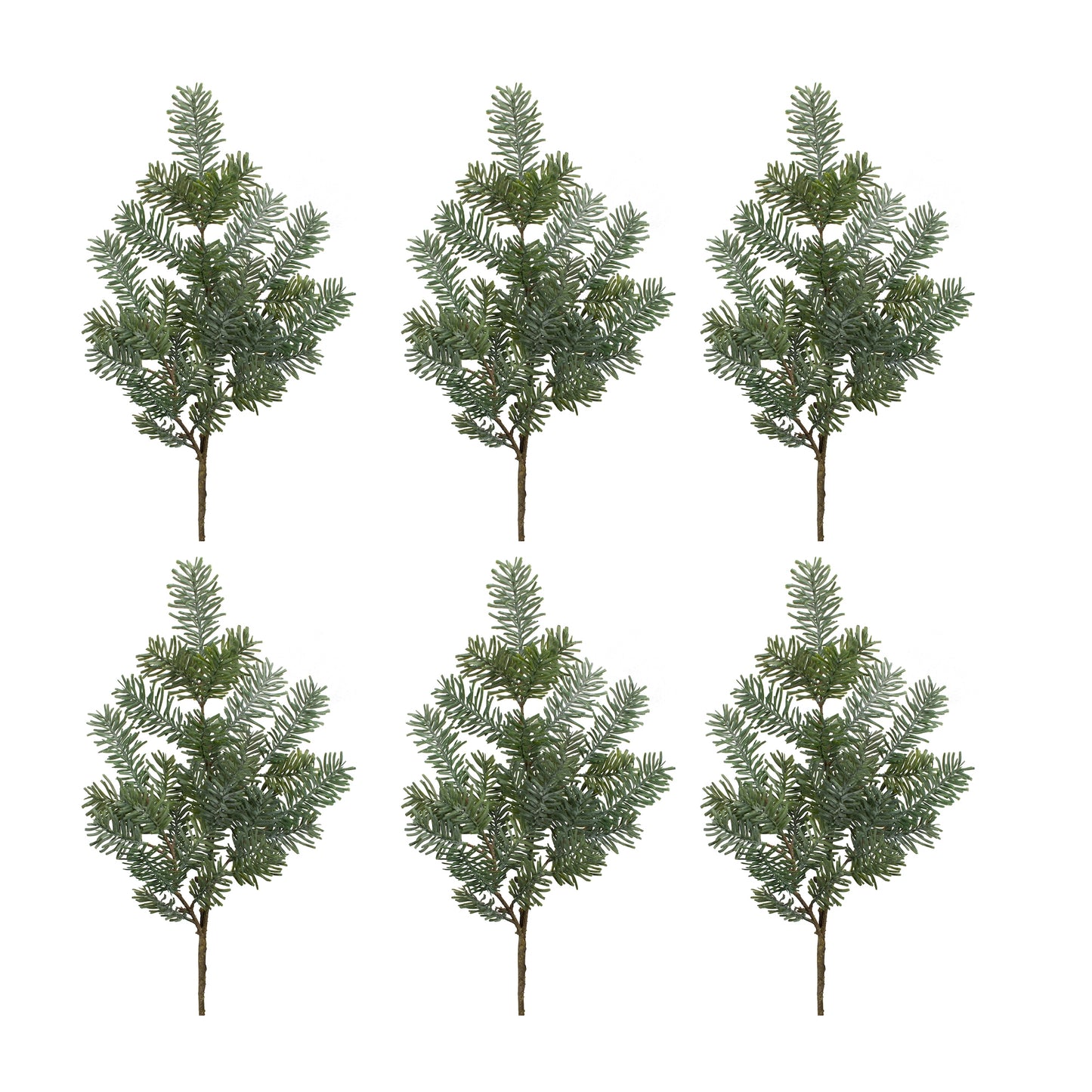 Pine Spray (Set Of 6) 34.5"H Plastic
