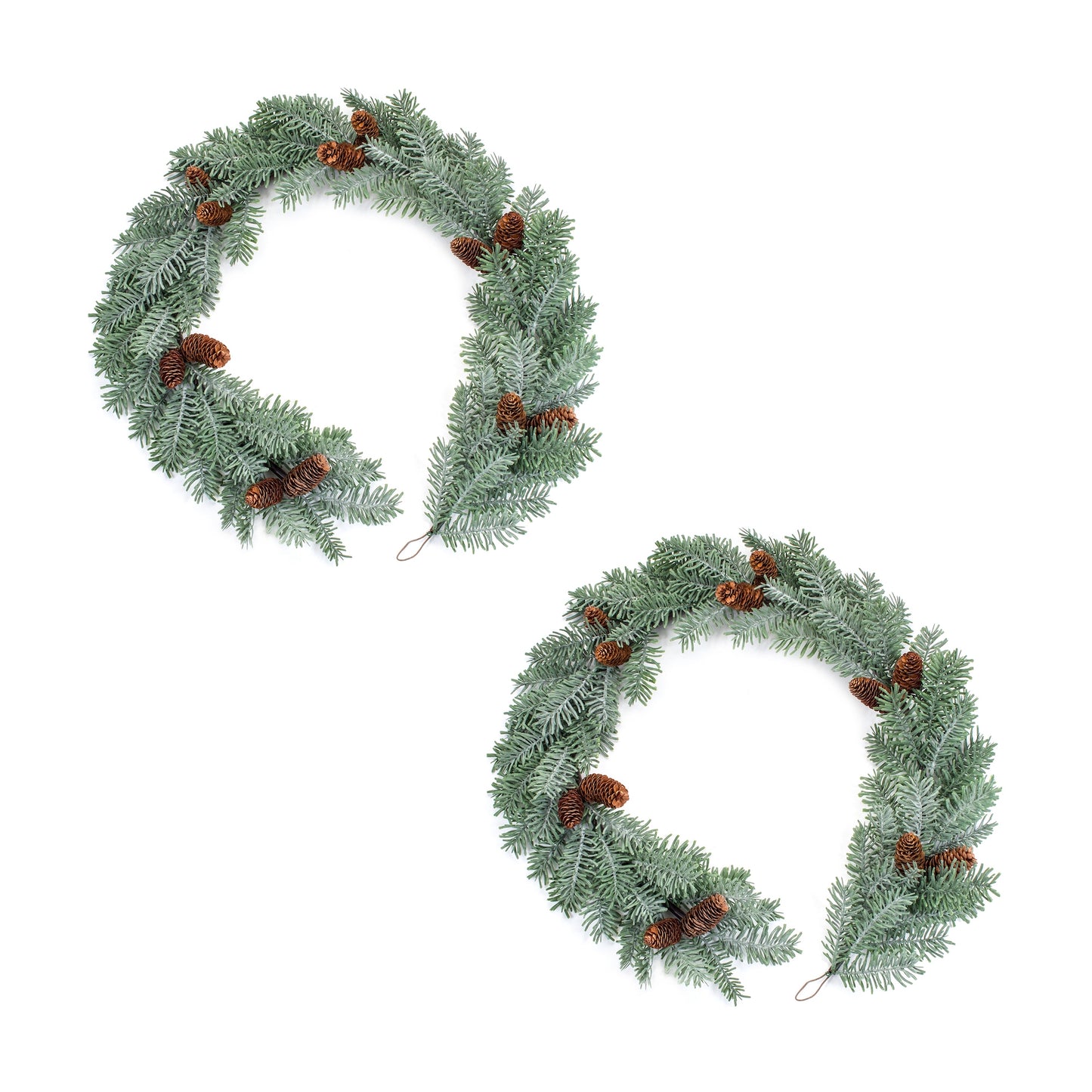 Pine Garland (Set Of 2) 61"L Plastic