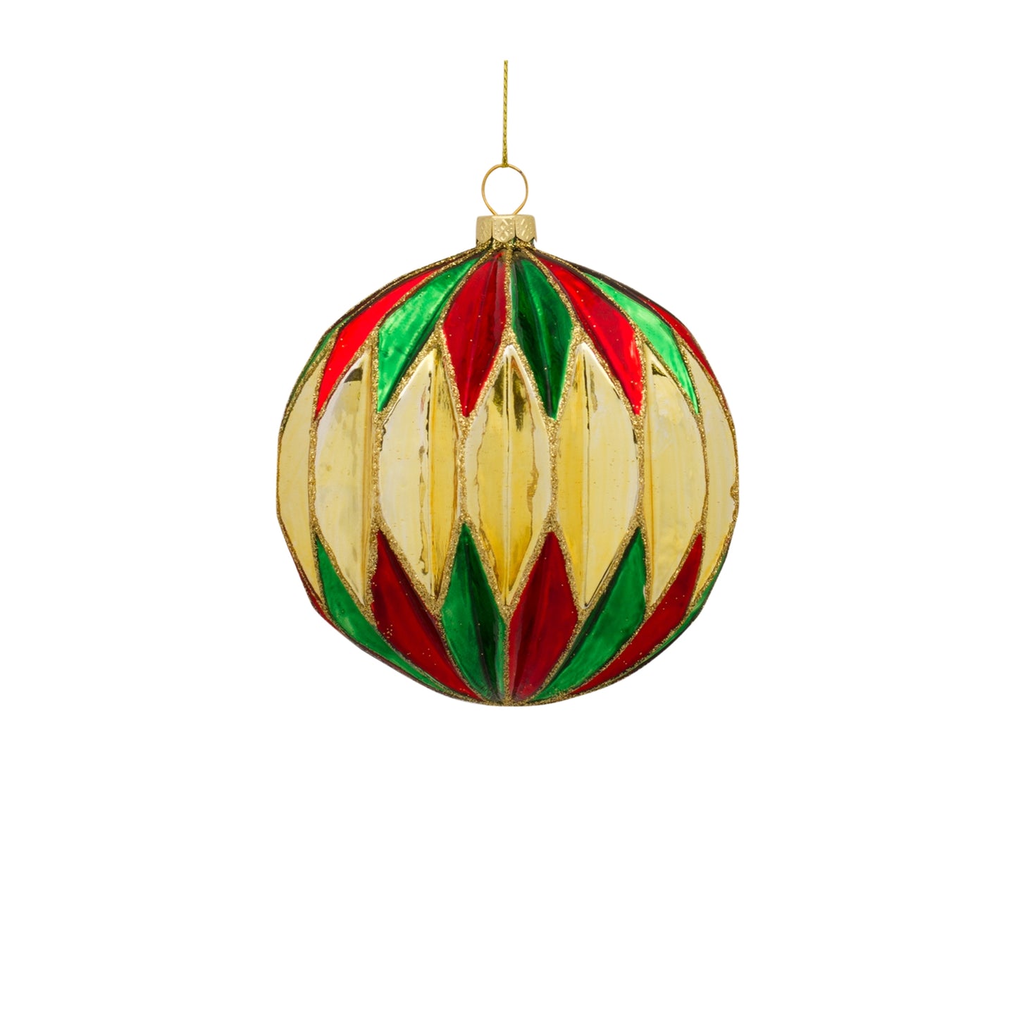 Ornament (Set Of 6) 5"H, 6.5"H Glass