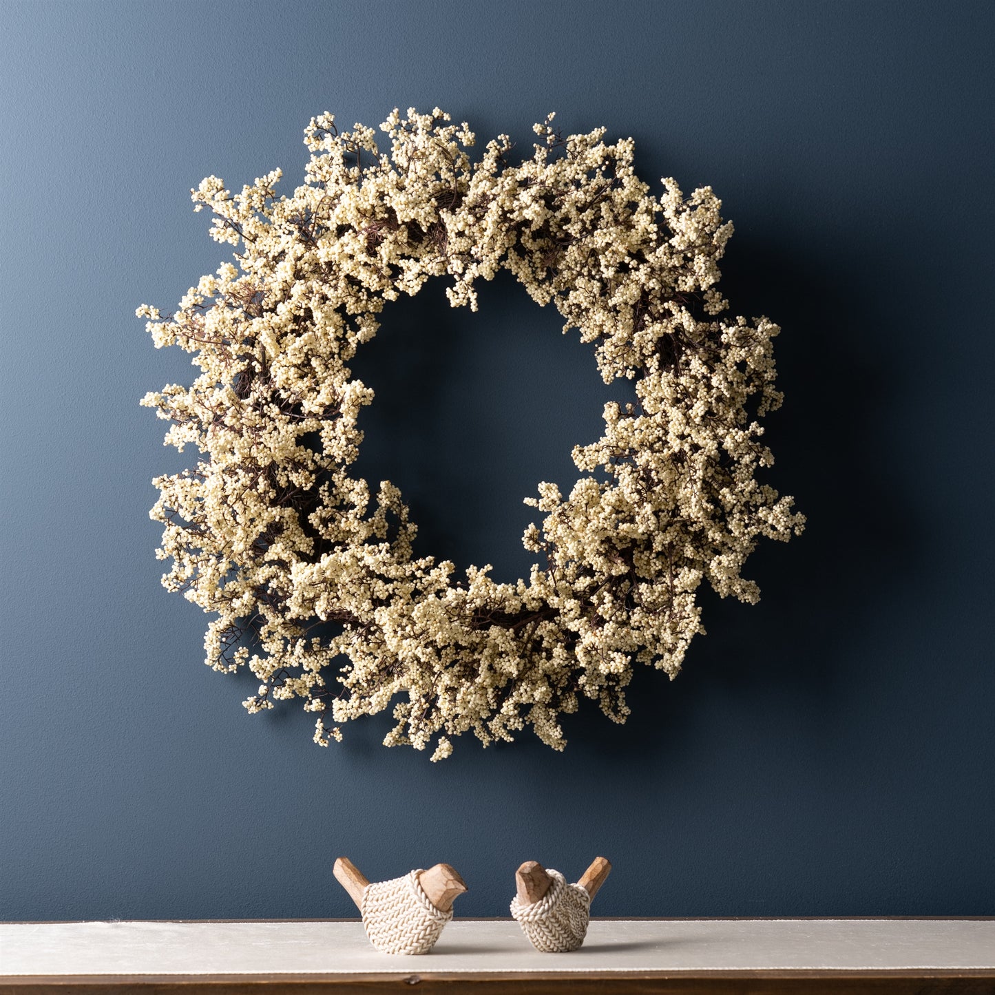 Poinsettia Stem (Set Of 6) 23.5"H Polyester, Red, Green