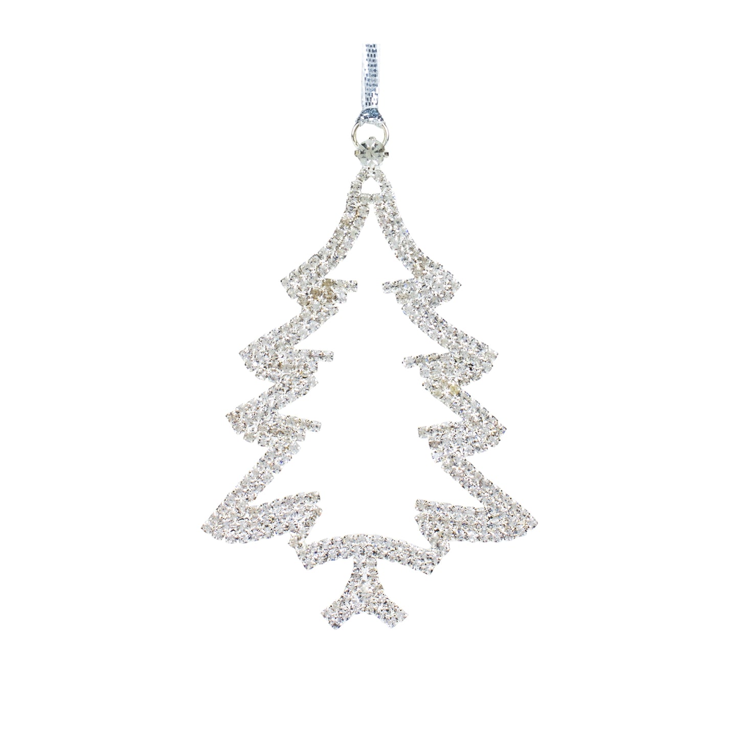 Tree Ornament (Set Of 12) 3.75"H, 4.75"H Iron/Glass