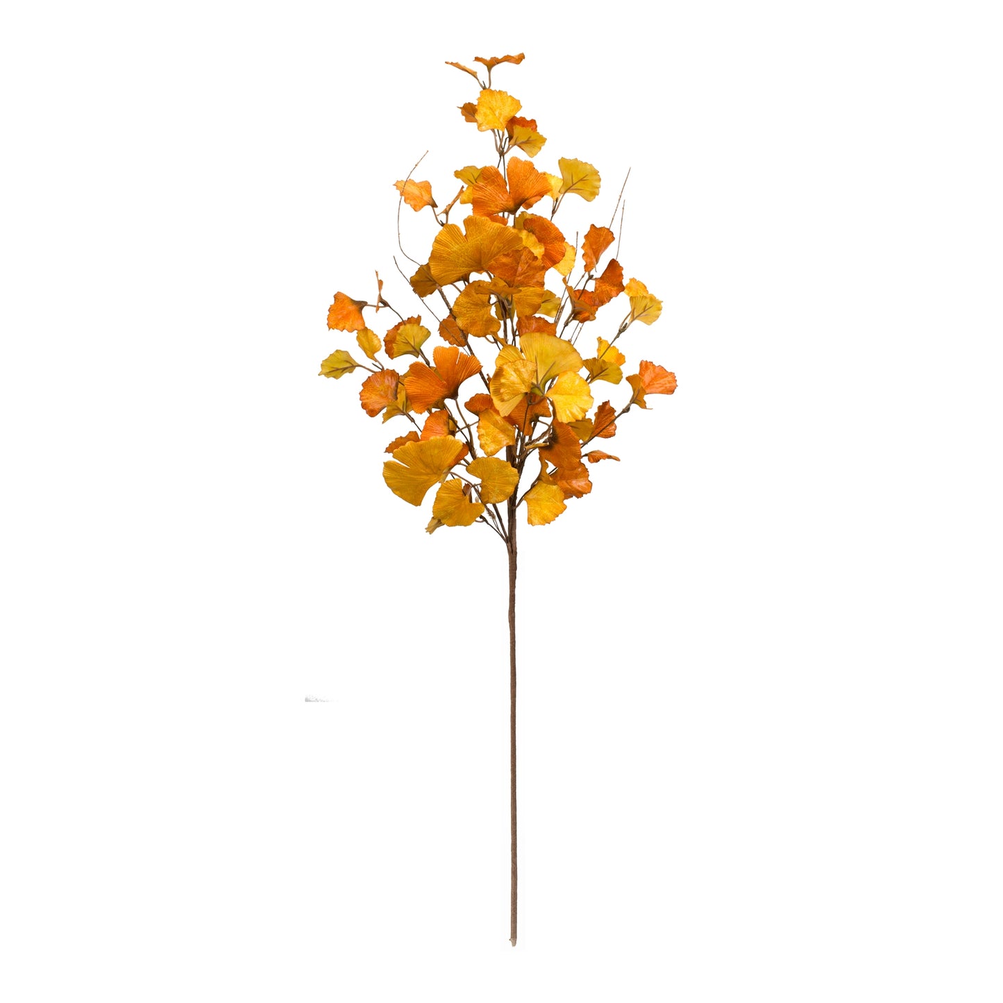 Fall Gingko Leaf Spray (Set Of 6) 39.25"H Fabric