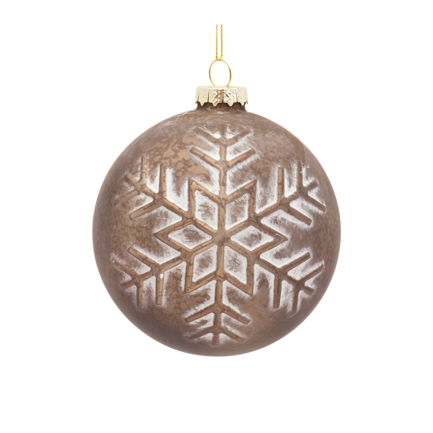 Ball Ornament (Set Of 4) 4"D, 5"D Glass