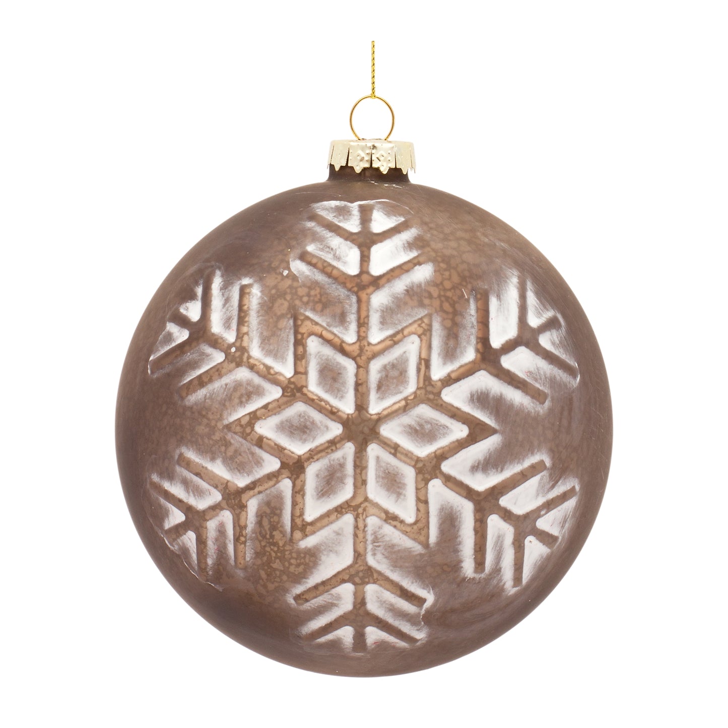 Ball Ornament (Set Of 4) 4"D, 5"D Glass