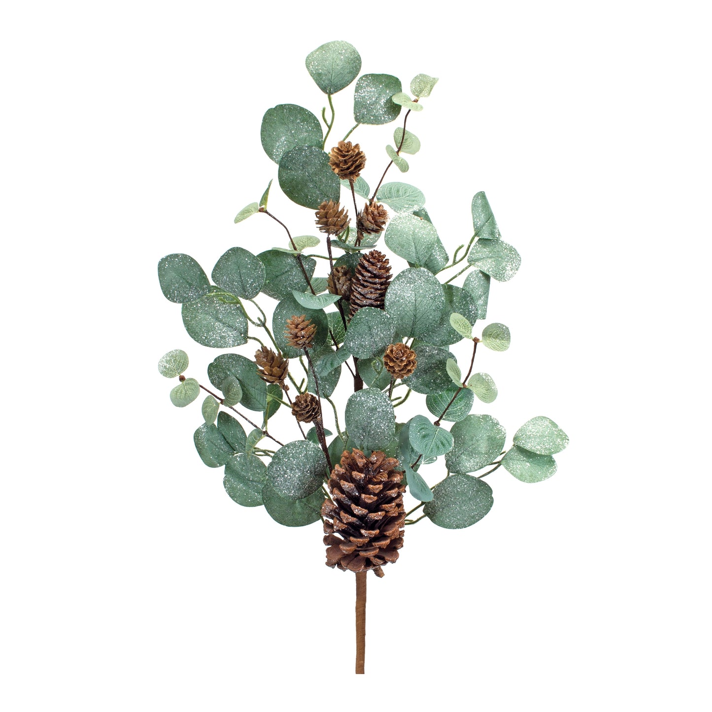 Eucalyptus And Cone Spray (Set Of 6) 33.75"H Plastic/Paper