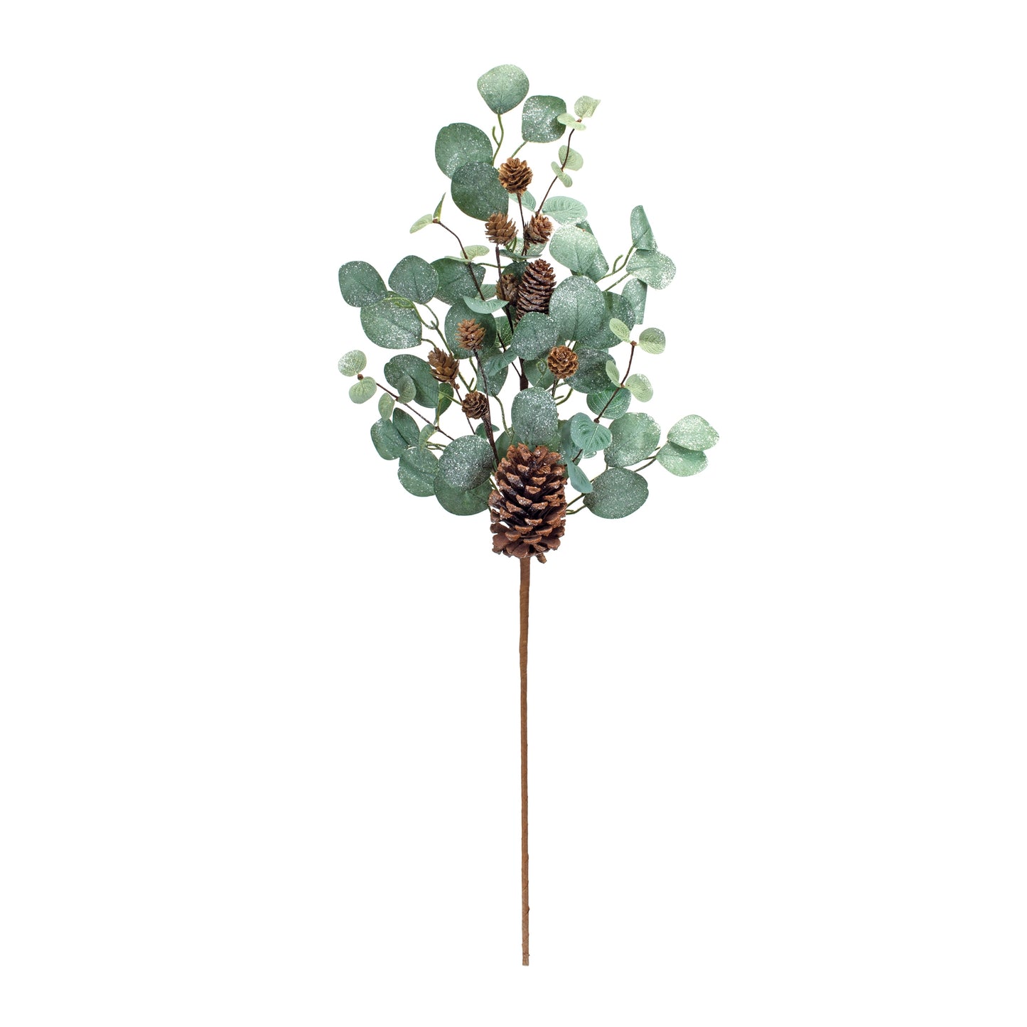 Eucalyptus And Cone Spray (Set Of 6) 33.75"H Plastic/Paper