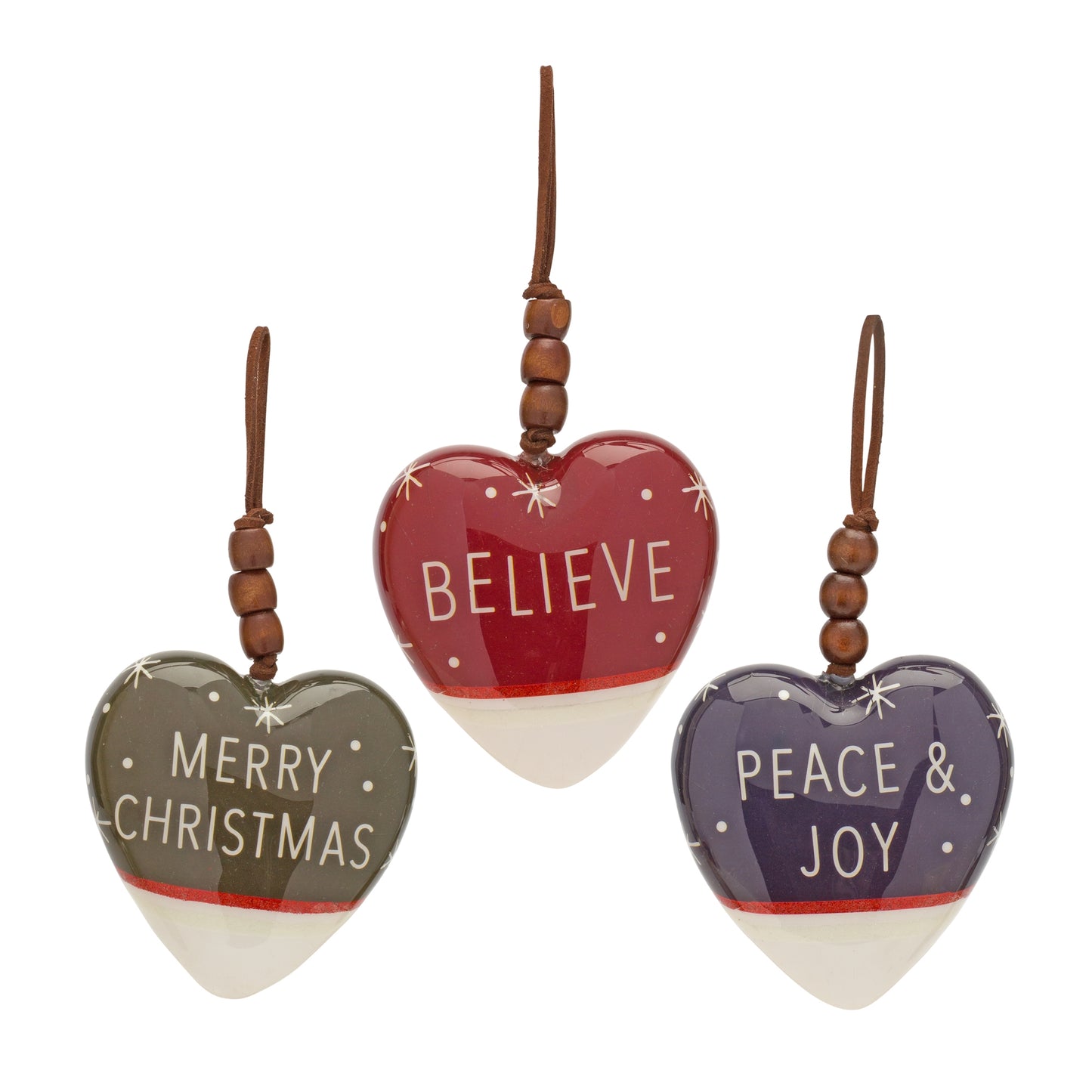 Heart Ornament (Set Of 12) 4.75"H Foam