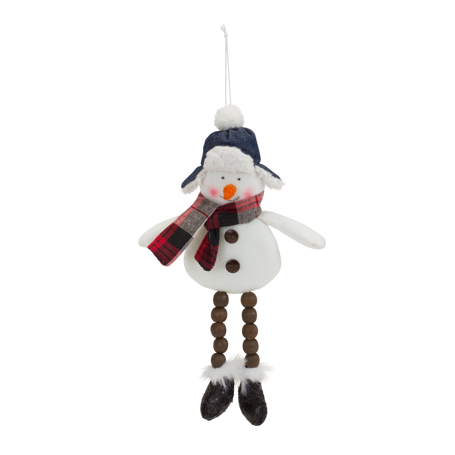 Snowman Ornament (Set Of 6) 10"H Polyester