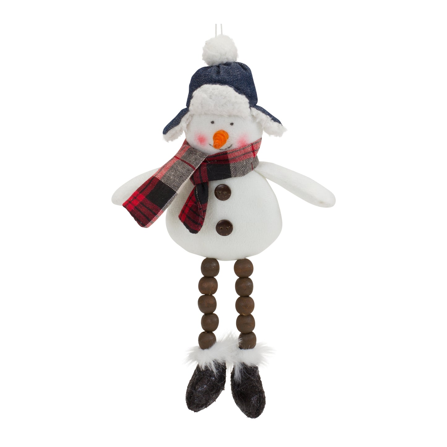 Snowman Ornament (Set Of 6) 10"H Polyester