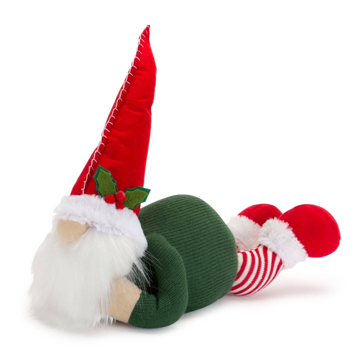 Gnome Laying (Set Of 2) 14.5"L x 11"H Polyester