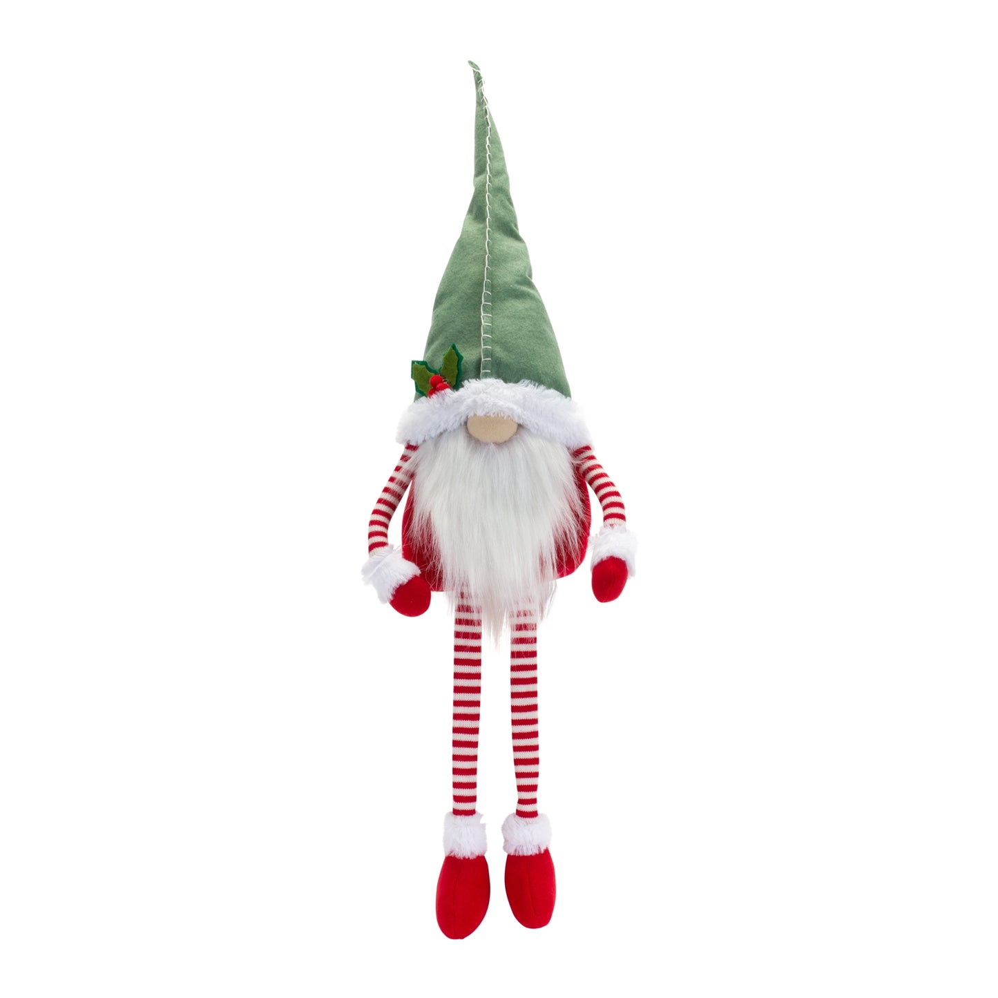 Gnome W/Dangling Legs (Set Of 2) 18"H Polyester