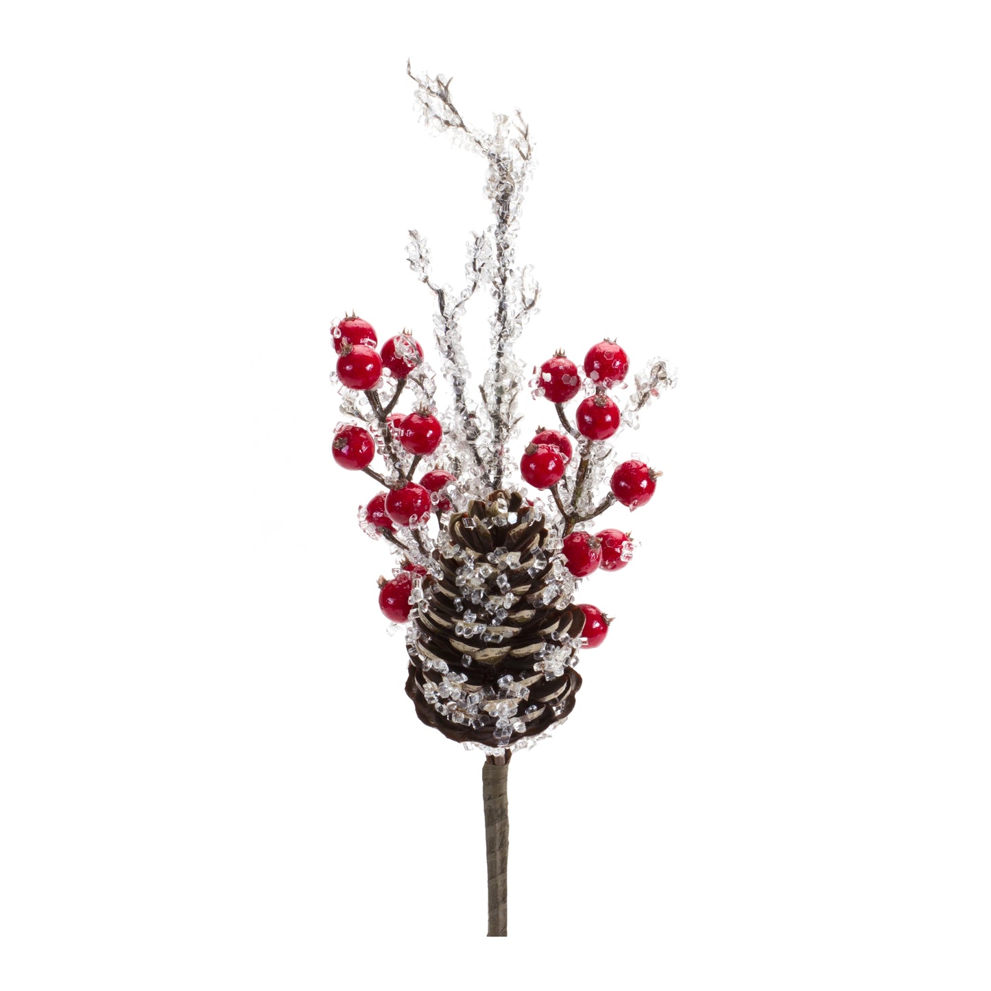 Icy Twig/Cone/Berry Pick (Set Of 6) 15"H Plastic